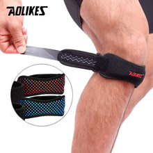 Load image into Gallery viewer, AOLIKES 1PCS Adjustable Knee Strap Patellar Tendon Pressurized Protector Support Slider Pad rodilla Guard Badminton Running