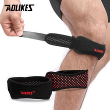 Load image into Gallery viewer, AOLIKES 1PCS Adjustable Knee Strap Patellar Tendon Pressurized Protector Support Slider Pad rodilla Guard Badminton Running
