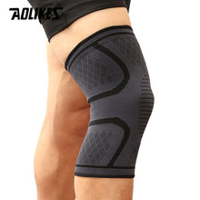 Load image into Gallery viewer, AOLIKES 1PCS Fitness Running Cycling Knee Support Braces Elastic Nylon Sport Compression Knee Pad Sleeve For Basketball