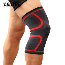 Load image into Gallery viewer, AOLIKES 1PCS Fitness Running Cycling Knee Support Braces Elastic Nylon Sport Compression Knee Pad Sleeve For Basketball