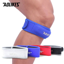 Load image into Gallery viewer, AOLIKES 1PCS Adjustable Knee Patella Cushioning Neoprene Band Knee Support Sports  Running Knee Brace Pads
