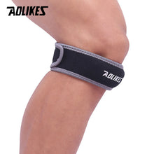 Load image into Gallery viewer, AOLIKES 1PCS Adjustable Knee Patella Cushioning Neoprene Band Knee Support Sports  Running Knee Brace Pads