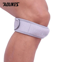 Load image into Gallery viewer, AOLIKES 1PCS Adjustable Knee Patella Cushioning Neoprene Band Knee Support Sports  Running Knee Brace Pads