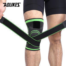 Load image into Gallery viewer, AOLIKES 1PCS 3D Pressurized Fitness Running Cycling Knee Support Braces Elastic Sport Compression Pad Sleeve For Basketball