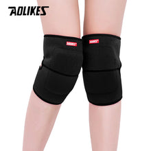 Load image into Gallery viewer, AOLIKES 1 Pair Adult Dance Volleyball Tennis Knee Pads Safety Knee Support Sport Gym Kneepads Knee Protection