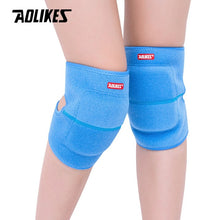 Load image into Gallery viewer, AOLIKES 1 Pair Adult Dance Volleyball Tennis Knee Pads Safety Knee Support Sport Gym Kneepads Knee Protection