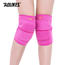 Load image into Gallery viewer, AOLIKES 1 Pair Adult Dance Volleyball Tennis Knee Pads Safety Knee Support Sport Gym Kneepads Knee Protection
