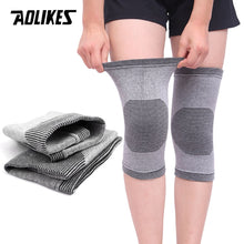 Load image into Gallery viewer, AOLIKES 1Pair Elasticated Knee Pads Knee Support Brace Leg Arthritis Injury GYM Sleeve Elasticated Bandage Ankle Brace Support