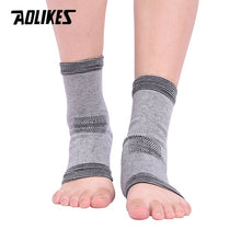 Load image into Gallery viewer, AOLIKES 1Pair Elasticated Knee Pads Knee Support Brace Leg Arthritis Injury GYM Sleeve Elasticated Bandage Ankle Brace Support